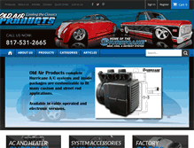 Tablet Screenshot of oldairproducts.com